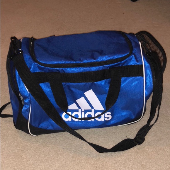 adidas gym bag blue